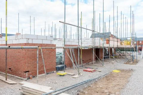 House under construction Stock Photos