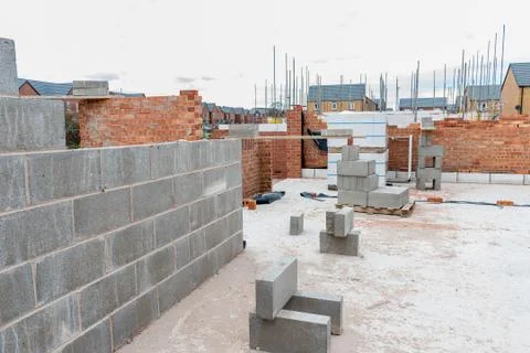 House under construction Stock Photos