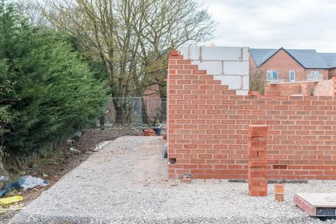 House under construction Stock Photos