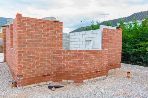 House under construction Stock Photos