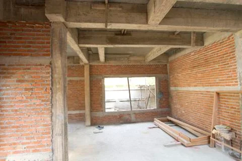 House under construction Stock Photos