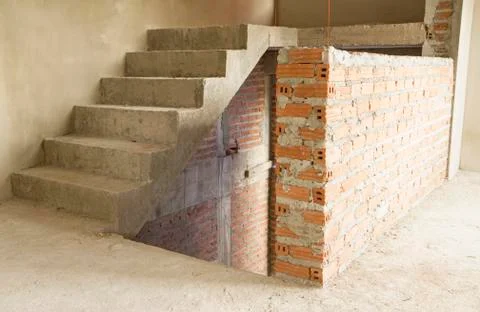 House under construction Foto stock