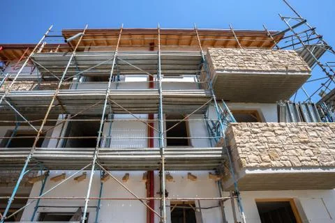 House under construction Stock Photos