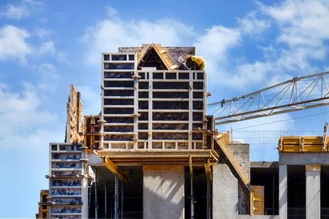 House under construction. Stock Photos