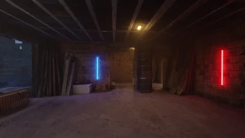 House Under Construction Slow Camera Zoom. Video stock 241783304