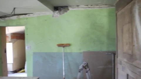 A house under renovation Stock Footage 241440950