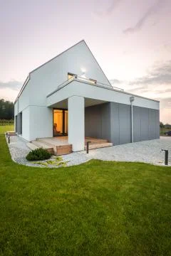 House that unite beauty and functionality Stock Photos