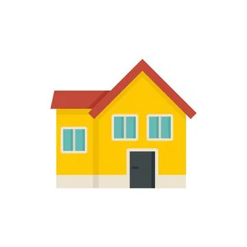 House utilities icon flat isolated vector Stock Illustration
