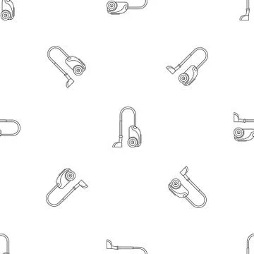 House vacuum cleaner pattern seamless Stock Illustration