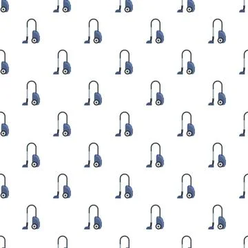 House vacuum cleaner pattern seamless Stock Illustration