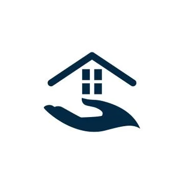 House vector design template illustration Illustrazione stock