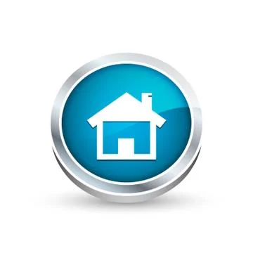 House vector icon, button Stock Illustration