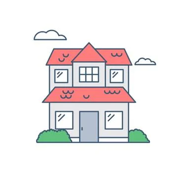 House vector icon Stock Illustration