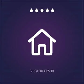 House vector icon Stock Illustration