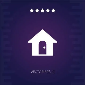 House vector icon Stock Illustration