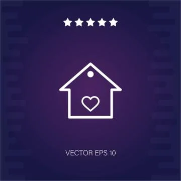 House vector icon Stock Illustration