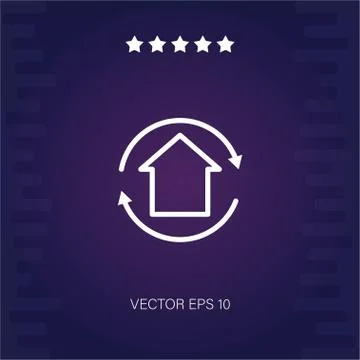 House vector icon Stock Illustration