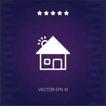 House vector icon Stock Illustration
