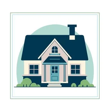 House Vector Illustration Stock Illustration