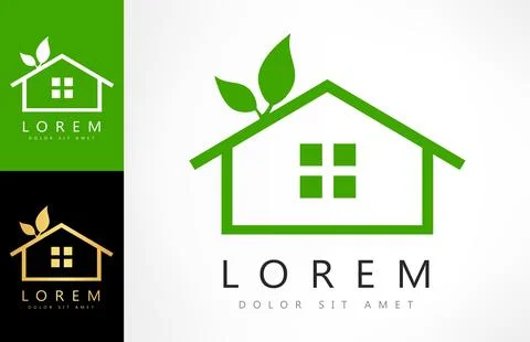 House Vector Logo. Real Estate Logo Design. Stock Illustration