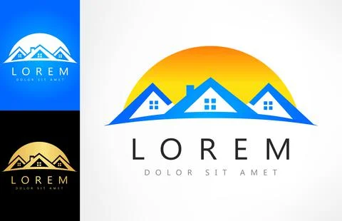 House Vector Logo. Real Estate Logo Design. Stock-Illustration