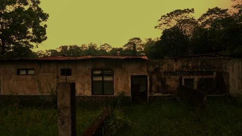 House for victims of merapi eruption Stockfoto's