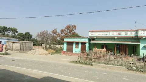 House in the village, Champaran Bihar, IndiaStock Footage