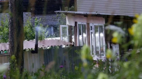 House in the village 스톡 동영상 80267124