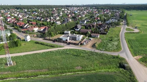 A house in the village Stock Footage 244653267