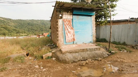 House in the village,Mumbai, Maharashtra, IndiaStock Footage