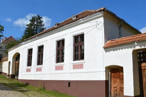 House in Viscri Stock Photos
