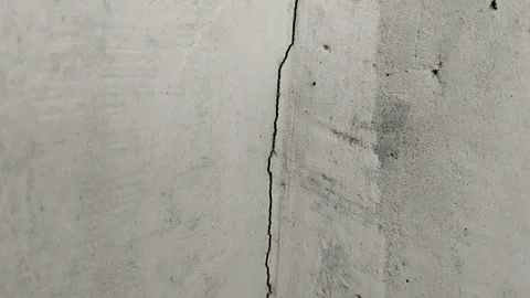 The house wall is cracked Stock Footage 312909123