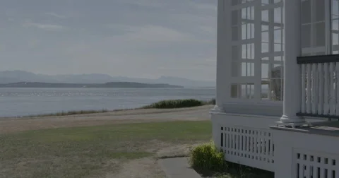 House by water Video stock 53344748