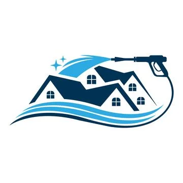 House Wave Property vector Logo Design Real Estate Icon Stock Illustration