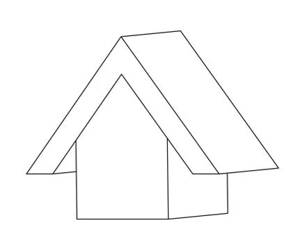 House web icon silhouette vector symbol icon design. Stock Illustration