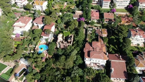 The house where Leon Trotsky lived between 1929 and 1933 in Istanbul Büyükada. Stock Footage 249513697