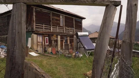 House in wild nature Stock Footage 141952953