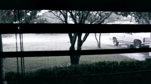 House window rain Stock Footage 25666116