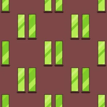 House windows elements flat style glass frames seamless pattern background Stockillustratie