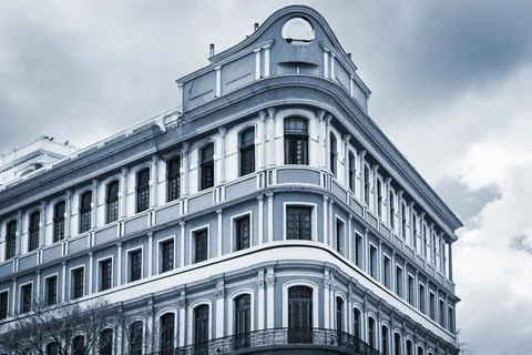 House with windows Foto stock