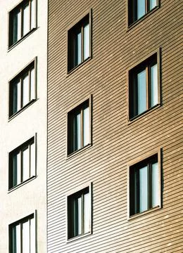 House with windows 스톡 사진