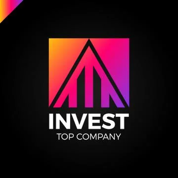 House wins professional stylish arrow up element icons business logo Stock Illustration