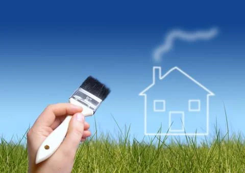 House works. Stock Illustration