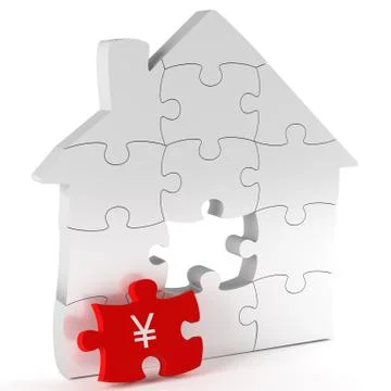 House Yen Concepts Stock Illustration