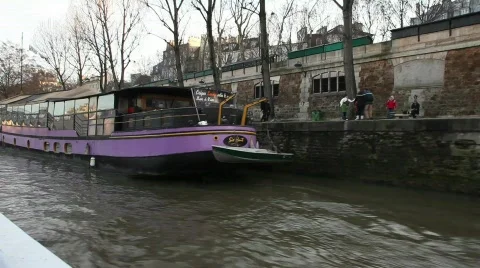 Houseboat Stock Footage 626749