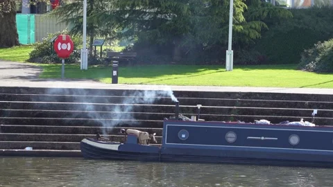 Houseboat Stock Footage 239485453