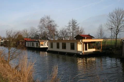 Houseboats Stock Photos