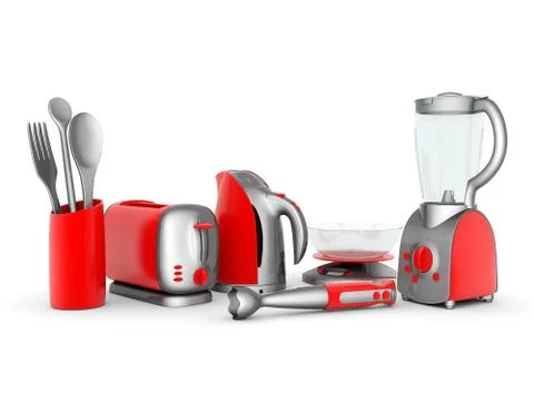 Household appliances Illustrazione stock