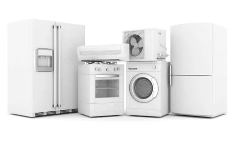 Household appliances Stockillustratie