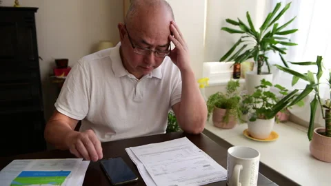 Household bills. Stock Footage 171058882